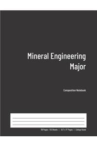Mineral Engineering Major Composition Notebook