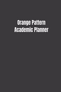 Orange Pattern Academic Planner