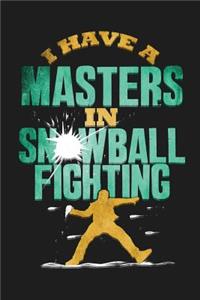 I Have A Masters In Snowball Fighting