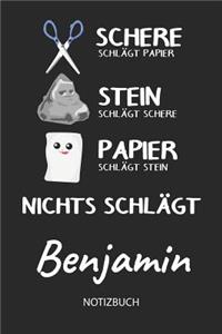 Nichts schlägt - Benjamin - Notizbuch