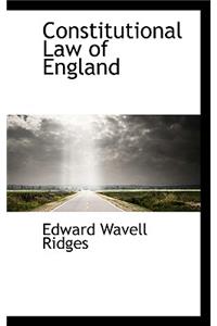 Constitutional Law of England