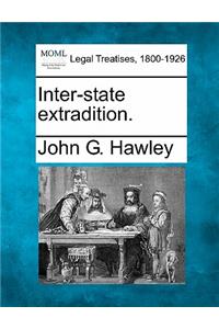 Inter-State Extradition.
