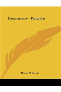 Freemasonry - Pamphlet