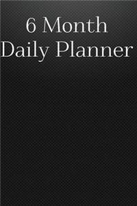 6 Month Daily Planner