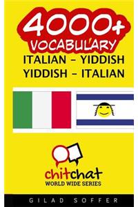 4000+ Italian - Yiddish Yiddish - Italian Vocabulary