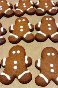 A Gingerbread Man Christmas Cookie Journal