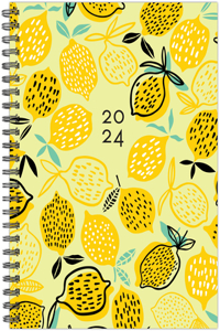 Lots of Lemons 2024 6.5 X 8.5 Softcover Weekly Planner