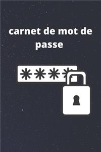 Carnet de mot de passe