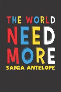 The World Need More Saiga Antelope