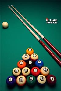 My BILLIARD JOURNAL DOT GRID STYLE NOTEBOOK