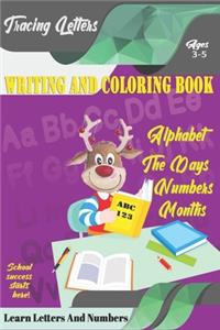 Learn Letters And Numbers ABC 123 Writing And Coloring Book