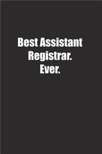 Best Assistant Registrar. Ever.