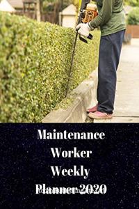 Maintenance Worker Weekly Planner 2020