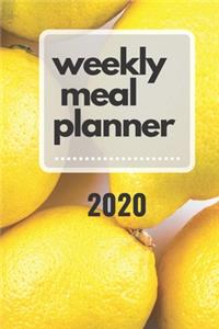 Weekly Meal Planner Journal