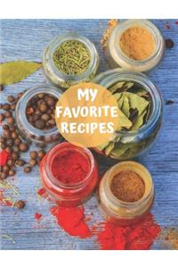 My Favorite Recipes