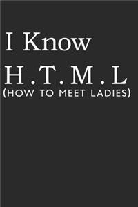 I Know H.T.M.L (How To Meet Ladies)
