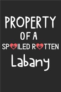 Property Of A Spoiled Rotten Labany
