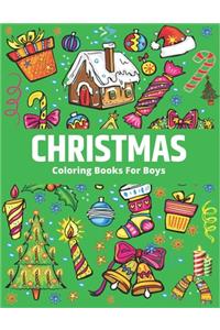 Christmas Coloring Book for Boys