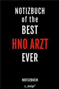 Notizbuch für HNO Ärzte / HNO Arzt / HNO Ärztin