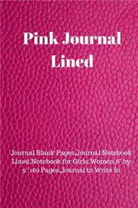 Pink Journal Lined