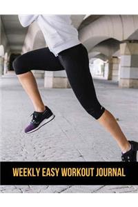 Weekly Easy Workout Journal