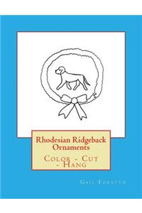 Rhodesian Ridgeback Ornaments