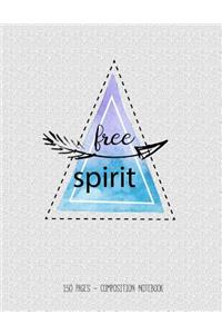 Free Spirit College Lined Notebook