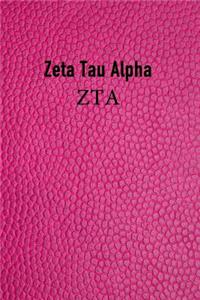 Zeta Tau Alpha: Sorority Girls Blank Line Journal - Perfect Gift for Big or Little Sisters