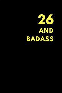 26 and Badass: Blank Comic Book to Sketch Own Comics, Birthday Gift (150 Pages)