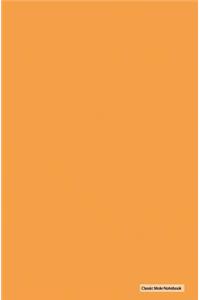 Classic Mole Notebook - Soild Orange (Bullet Journal)
