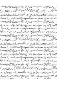 My Big Fat Journal Notebook Scribbly Handwriting Black On White