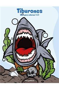 Tiburones libro para colorear 1 & 2