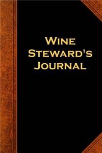 Wine Steward's Journal Vintage Style