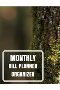Monthly Bill Planner Organizer