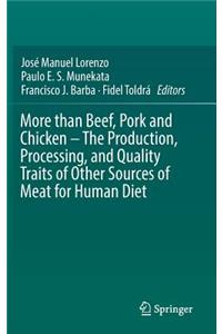 More than Beef, Pork and Chicken – The Production, Processing, and Quality Traits of Other Sources of Meat for Human Diet