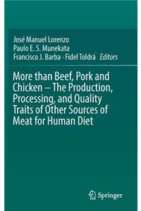 More Than Beef, Pork and Chicken - The Production, Processing, and Quality Traits of Other Sources of Meat for Human Diet