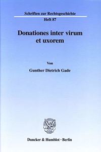 Donationes Inter Virum Et Uxorem