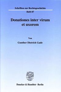 Donationes Inter Virum Et Uxorem