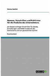 Normen, Vorschriften und Richtlinien für die Produkte des Unternehmens