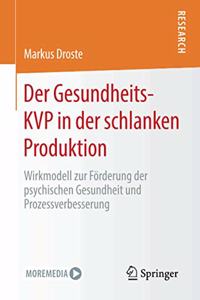 Der Gesundheits-Kvp in Der Schlanken Produktion