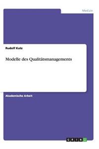 Modelle des Qualitätsmanagements