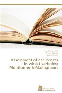 Assessment of ear insects in wheat varieties