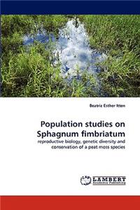 Population studies on Sphagnum fimbriatum