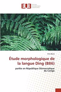 Étude morphologique de la langue Ding (B86)