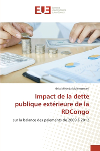 Impact de la dette publique extérieure de la RDCongo
