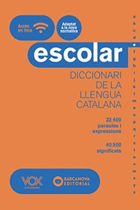 Diccionari Escolar de la Llengua Catalana VOX-BARCANOVA
