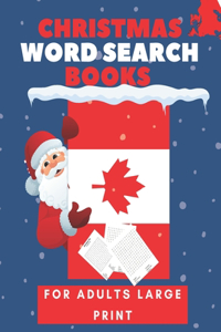 Christmas Word Search Books for Adults Large Print