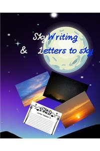 SkyWriting & Letters to sky: "Cute and elagance letter book for thinking positively 8x10. Recommend to those who believe in god "