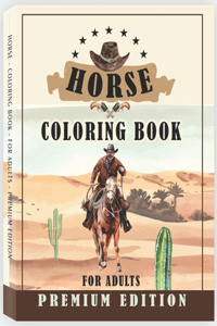 Horse Coloring Book for Adults