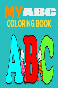 my abc coloring book